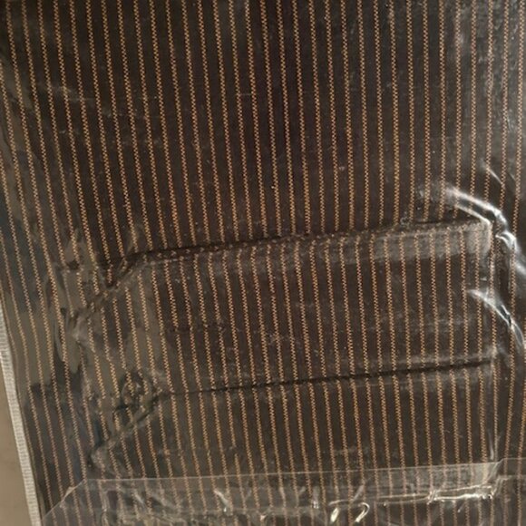 New Primitive Black Ticking Curtains - Picture 4 of 4